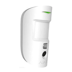 AJAX AJAX 57538.120.WH3 IR Motion Detector with Photo Verification, Photo on Demand, and Photo by Scenario Features