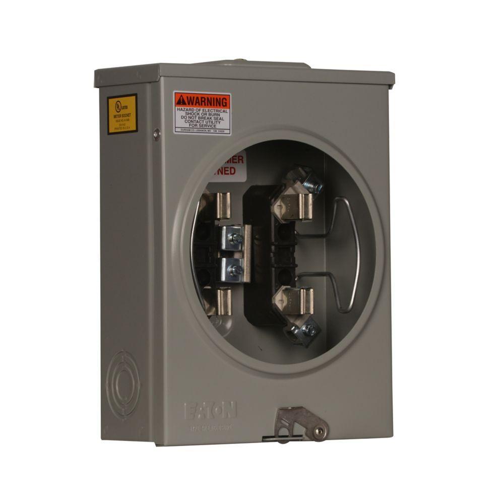 EATON EATON URS101CCPLCH 1-Position Meter Socket 600 VAC 125 A