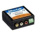 MUXLAB MUXLAB 500049 Stereo AV/IR Pass-thru Balun, F