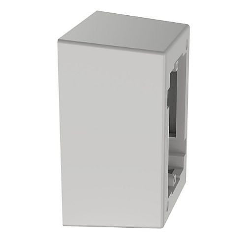 PANDUIT Panduit JB1DWH-A Pan-Way Low Voltage Surface Mount Outlet Box 1-Gang White