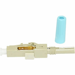 PLATINUM Platinum Tools MM9-LC ECO Series Multimode LC Type Fiber Optic Connector, Blue
