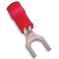 ABB ABB RA18-8F Thomas & Betts RA18-8F Nylon-Insulated Fork Terminal - 22 to 16 AWG, #8 Bolt