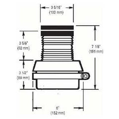EDWARDS SIGNALING Edwards Signaling 101STB-G1 Edwards Strobes Siren, Stacklight, Az,V DC