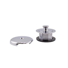 JB PRODUCTS JB Products 743SPVCBX Lift and Turn PVC Half Bath Waste Kit Chrome 3/8 inch, Single Hole, SCH 40