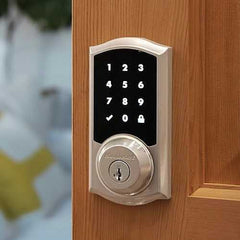 KWIKSET Kwikset 916TRL SmartCode Touchscreen Traditional Electronic Deadbolt featuring SmartKey Security and Z-Wave Technology
