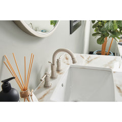 PEERLESS FAUCET Peerless Faucet P3523LF-BN Westchester Two-Handle Widespread Bathroom Faucet in Brushed Nickel