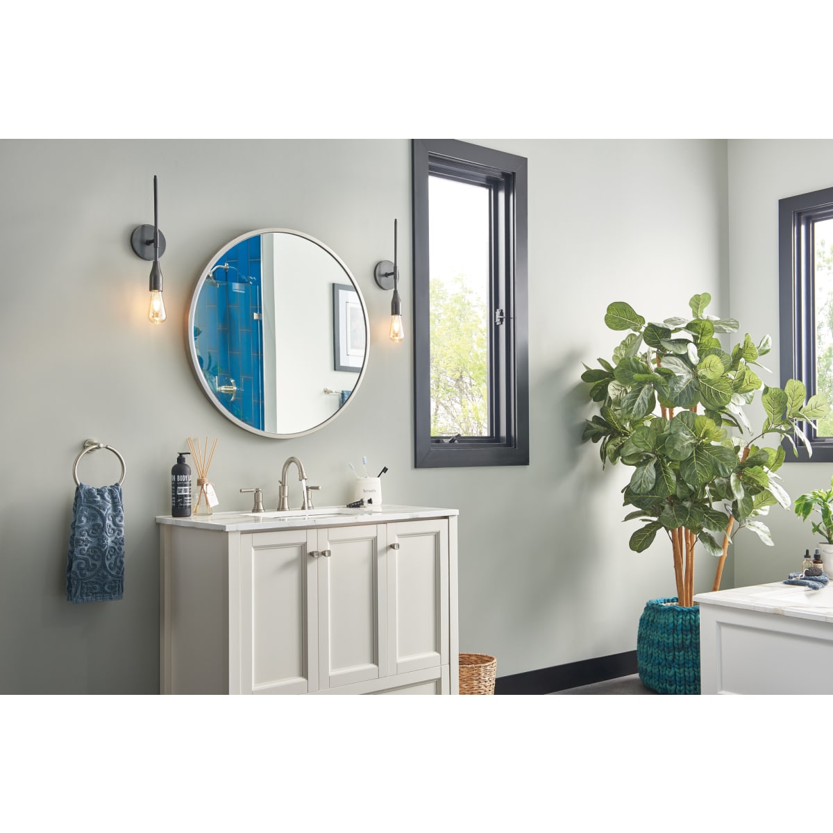 PEERLESS FAUCET Peerless Faucet P3523LF-BN Westchester Two-Handle Widespread Bathroom Faucet in Brushed Nickel