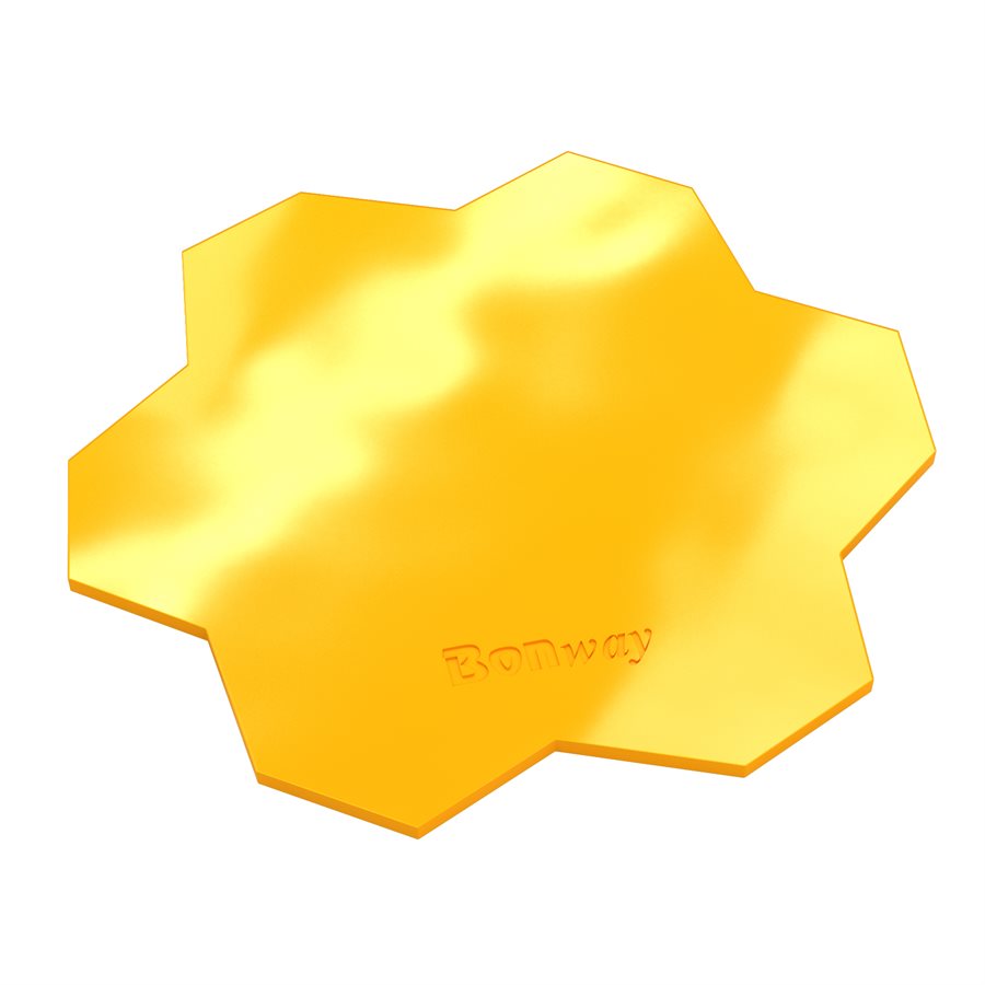 BONWAY BonWay 12-872 Floppy Mat - Random Stone - Yellow - 29 x 29
