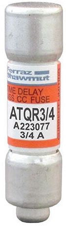 MERSEN Mersen ATQR3/4 FER Current Limiting Low Voltage Fuse 0.75 A 600 VAC 200 kA Interrupt CC Class