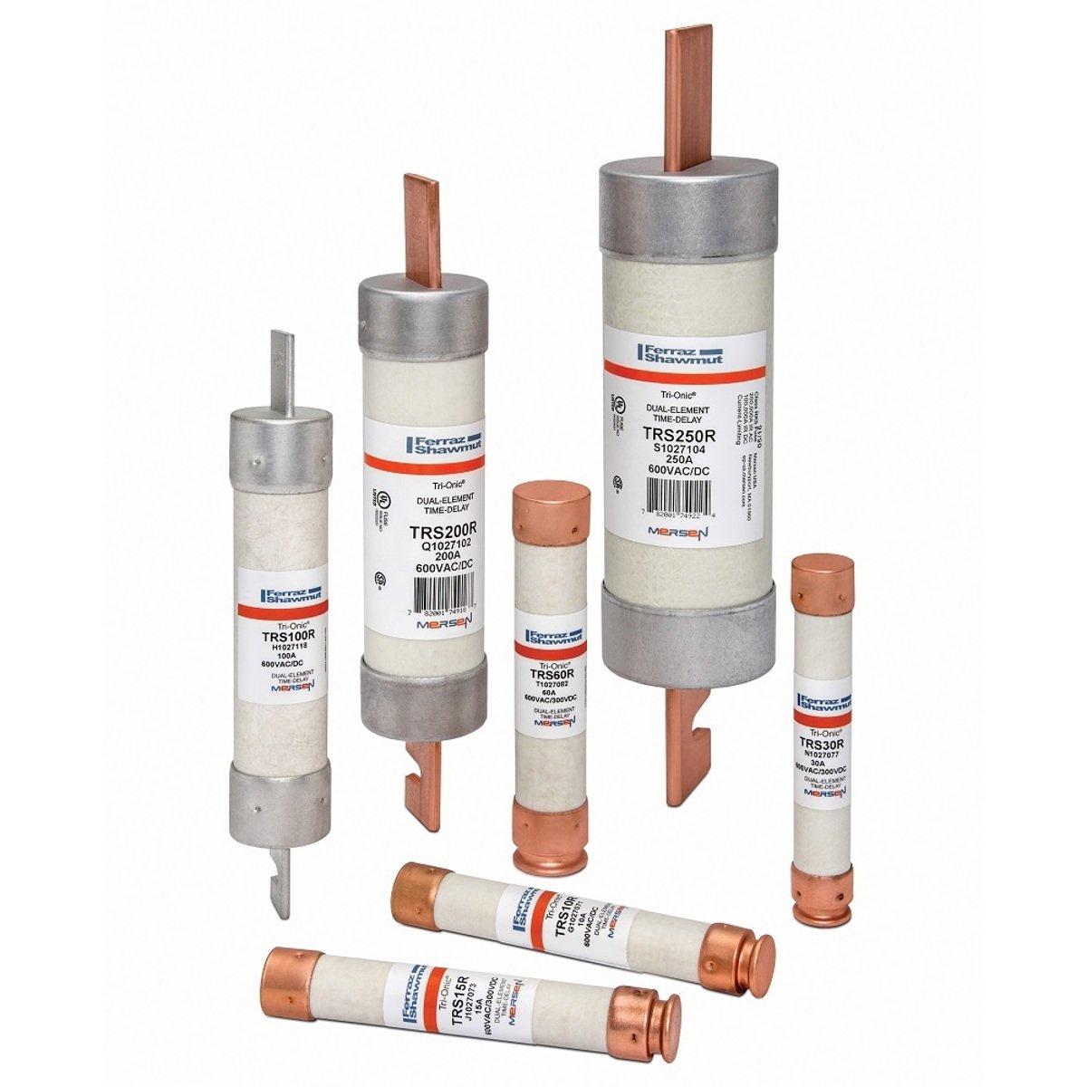 MERSEN Mersen TRS400RID TRS-R time-delay fuse, Class RK5, 15 Amps, 600V