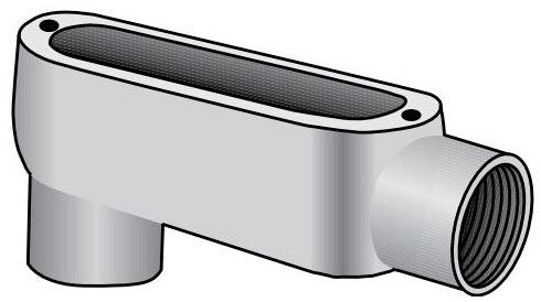 APPLETON Appleton LB125-A Conduit Outlet Body, Type LB, 1-1/4 Hub