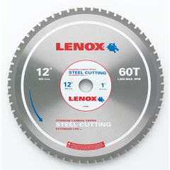 LENOX Lenox 21888ST120060CT Circular Saw Blade 12 Inch 60 Teeth Steel