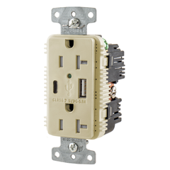HUBBELL WIRING USB20AC5I ELECTRICAL CORDS, PLUGS, AND RECEPTACLES