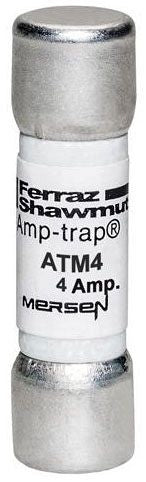 MERSEN Mersen ATM4 FER Amp-Trap Low Voltage Fast Acting Fuse 4 A 600 VAC/VDC 100 kA