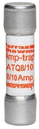 MERSEN Mersen ATQ8/10 FER Low Voltage Time Delay Fuse 0.8 A 500 VAC