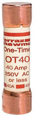 MERSEN Mersen OT40 One-Time Fuse 40 A 250 VAC/VDC K5