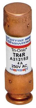 MERSEN Mersen TR4R TR-R Time-Delay Fuse Class RK5 4 Amps 250V