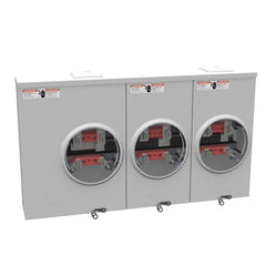 MILBANK Milbank U8213-XL-KK-BLG 4 Term, Ringless, Small Closing Plate, Horn Bypass, 3 Position, 7-8 Inch Barrel Lock Ground with Bracket Provision, 100 Amp, Side Wireway