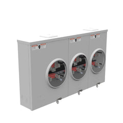 MILBANK Milbank U8213-XL-KK-BLG 4 Term, Ringless, Small Closing Plate, Horn Bypass, 3 Position, 7-8 Inch Barrel Lock Ground with Bracket Provision, 100 Amp, Side Wireway