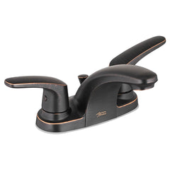 AMERICAN STANDARD American Standard 7075200.278 Colony PRO 4 Centerset 2-Handle Bathroom Faucet 1.2 gpm/4.5 L/min With Lever Handles in Legacy Bronze