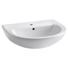 AMERICAN STANDARD American Standard 0468001.020 Evolution 24 x 18-3/4 in. Oval Pedestal Bathroom Sink in White