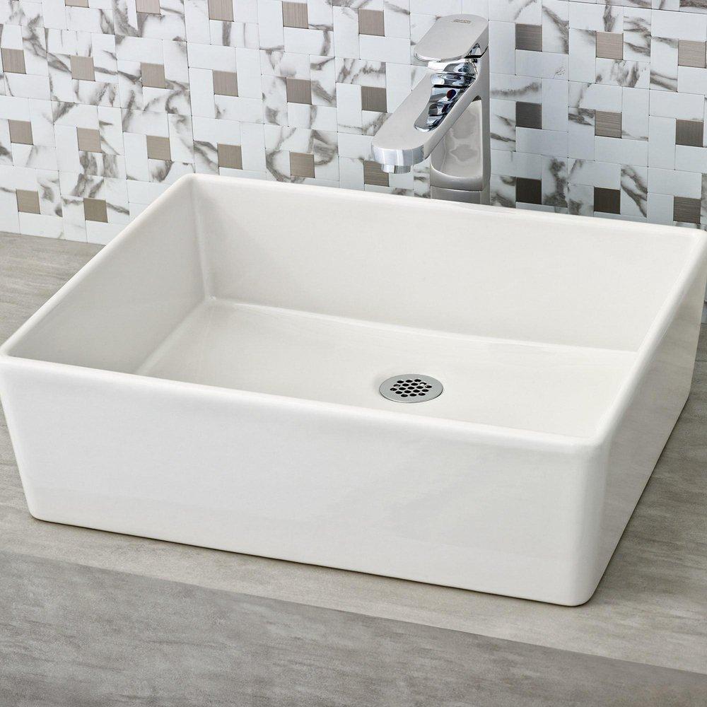 AMERICAN STANDARD American Standard 0552000.020 Loft® 19-5/8 x 15-3/4 in. Rectangular Drop-in Bathroom Sink in White