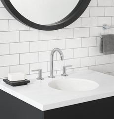 AMERICAN STANDARD American Standard 7105801.002 Studio S Two Handle Widespread Bathroom Sink Faucet in Polished Chrome