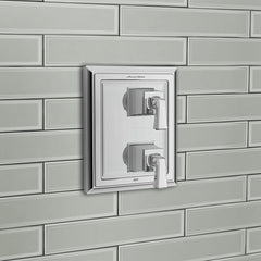 AMERICAN STANDARD American Standard TU455740.002 Town Square S 2-Handle Integrated Shower Diverter Trim Only in Chrome