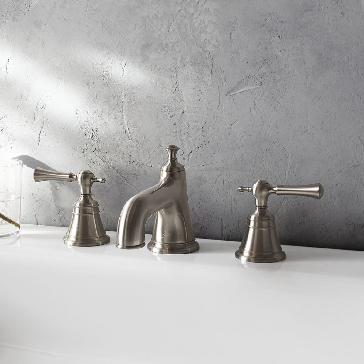 DXV DXV D3510280C.144 Randall 2-Handle Widespread Bathroom Faucet with Lever Handles in Brushed Nickel