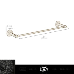 DXV DXV D35155180.427 Oak Hill® 18 Towel Rack in Satin Brass