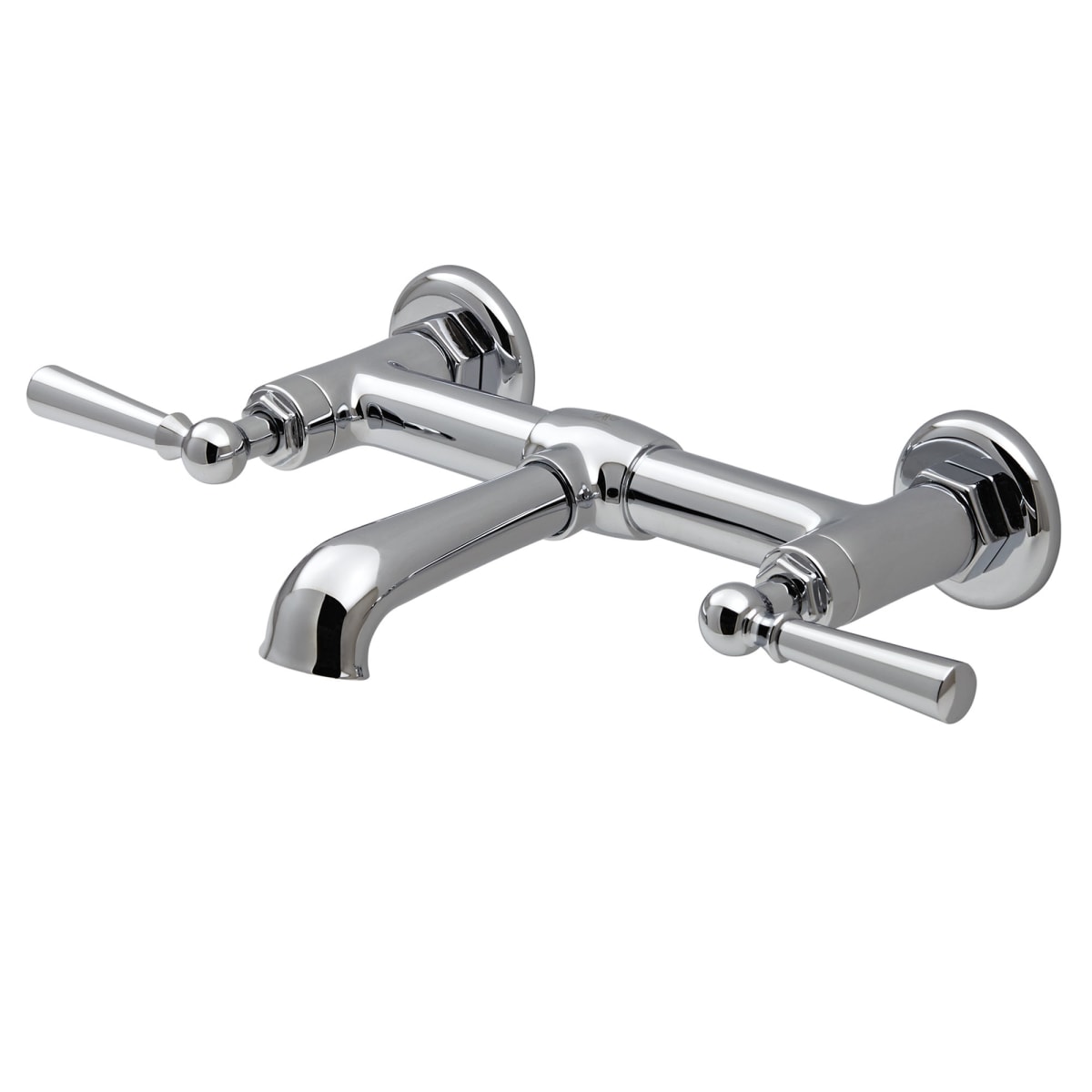DXV DXV D3515545C.100 Oak Hill 2-Handle Wall Mount Bathroom Faucet with Lever Handles in Polished Chrome