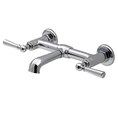 DXV DXV D3515545C.100 Oak Hill 2-Handle Wall Mount Bathroom Faucet with Lever Handles in Polished Chrome