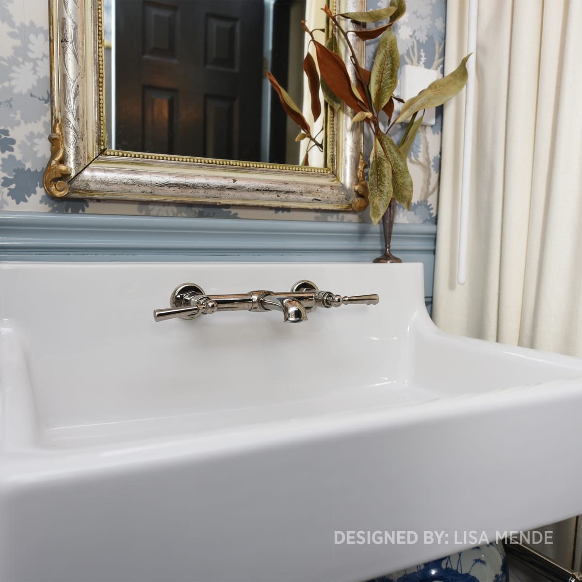 DXV DXV D3515545C.100 Oak Hill 2-Handle Wall Mount Bathroom Faucet with Lever Handles in Polished Chrome