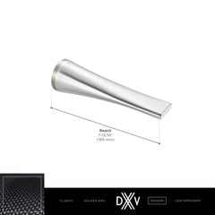 DXV DXV D35120760.100 Modulus Wall Mount Bathtub Spout in Polished Chrome