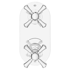 DXV DXV D35155528.100 Oak Hill 2-Handle Thermostatic Valve Trim Only with Cross Handles