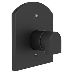 DXV DXV D35109F00.243 Equility Single Handle Pressure Balance Valve Trim Only in Matte Black