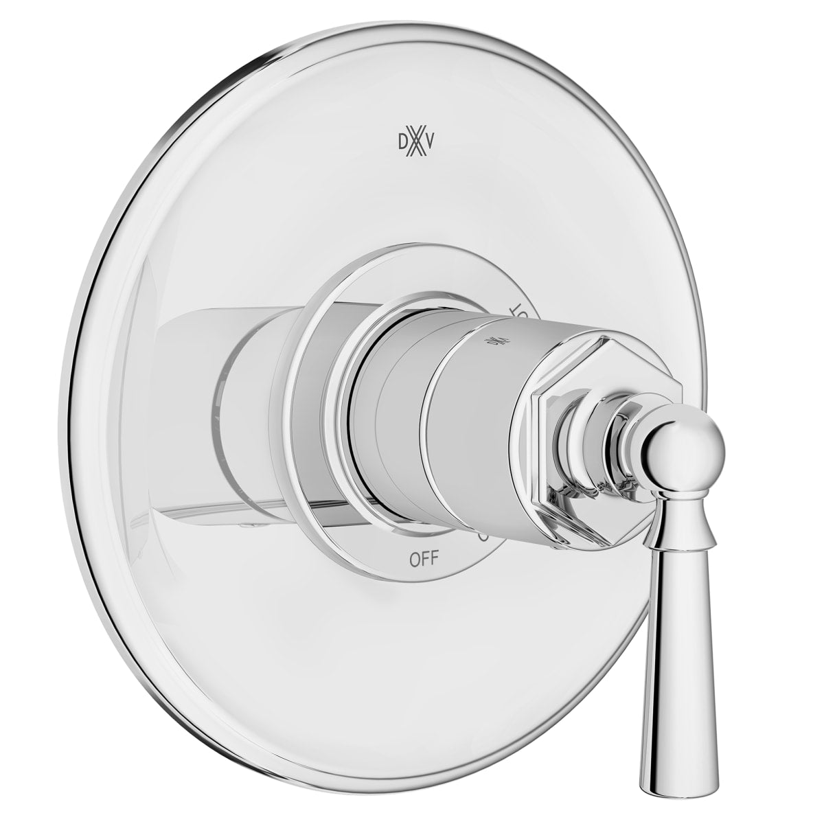 DXV DXV D35155500.100 Oak Hill Single Handle Pressure Balance Valve Trim Only with Lever Handle in Polished Chrome