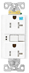 EATON Eaton TWRSGF20W Duplex GFCI Receptacle 125 VAC 20 A NEMA 5-20R