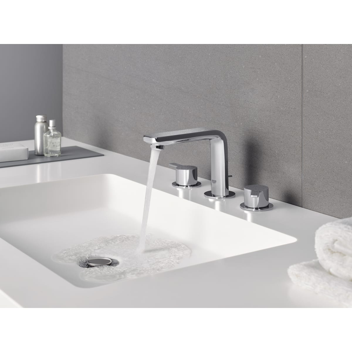 GROHE GROHE 23792EN1 Lineare Single Lever Handle Floor Mount Filler in Brushed Nickel