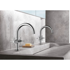 GROHE Grohe 21031003 Single Hole Two-Handle M-Size Bathroom Faucet 1.2 GPM