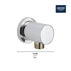 GROHE Grohe 26635A00 Wall Union in Grohe Hard Graphite