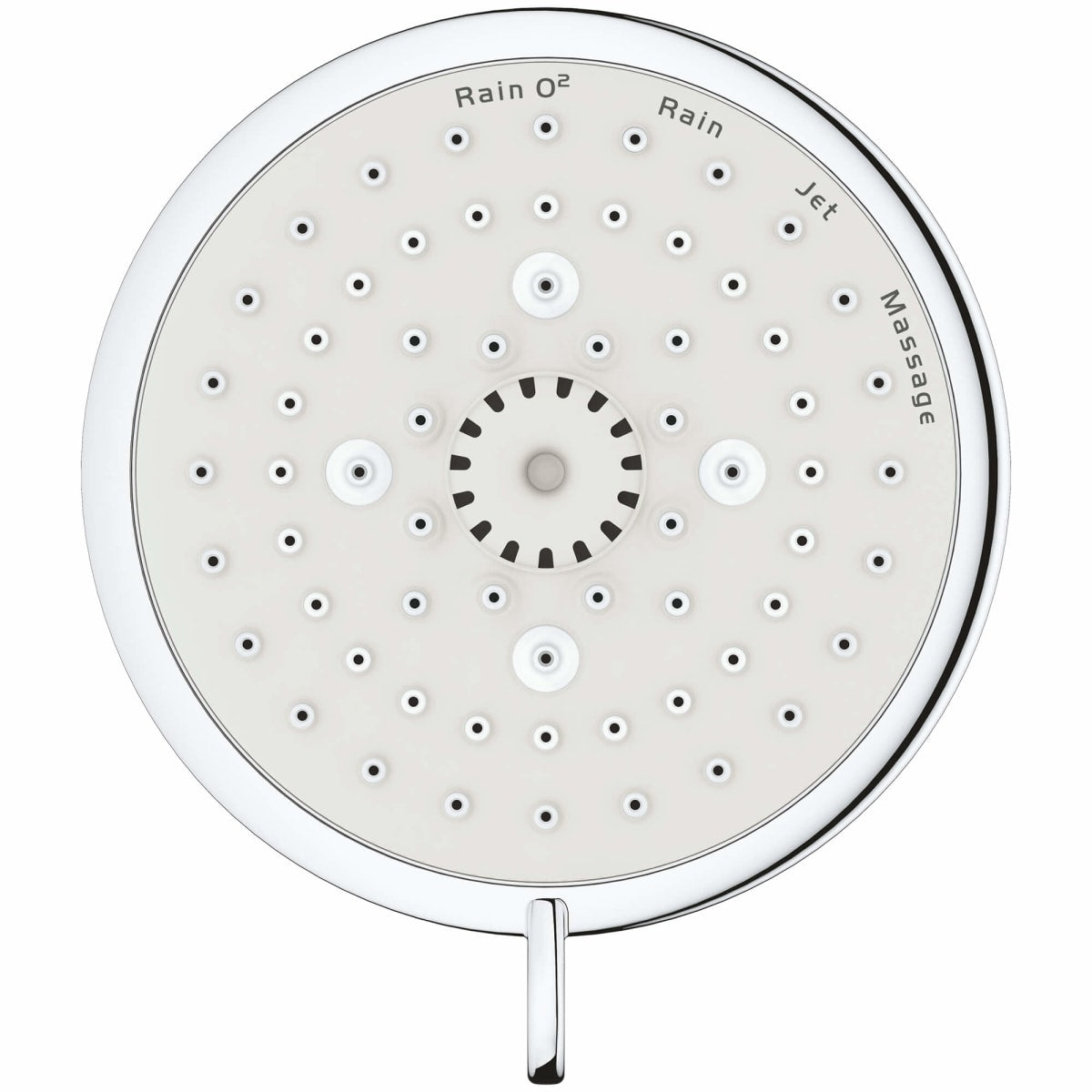 GROHE Grohe 26045001 100 Shower Head 4 - 4 Sprays 1.75 gpm