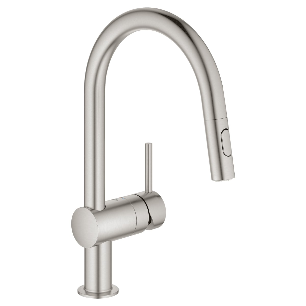 GROHE Grohe 31378DC3 Minta Single-Handle Pull-Down Kitchen Faucet Dual Spray 1.75 GPM