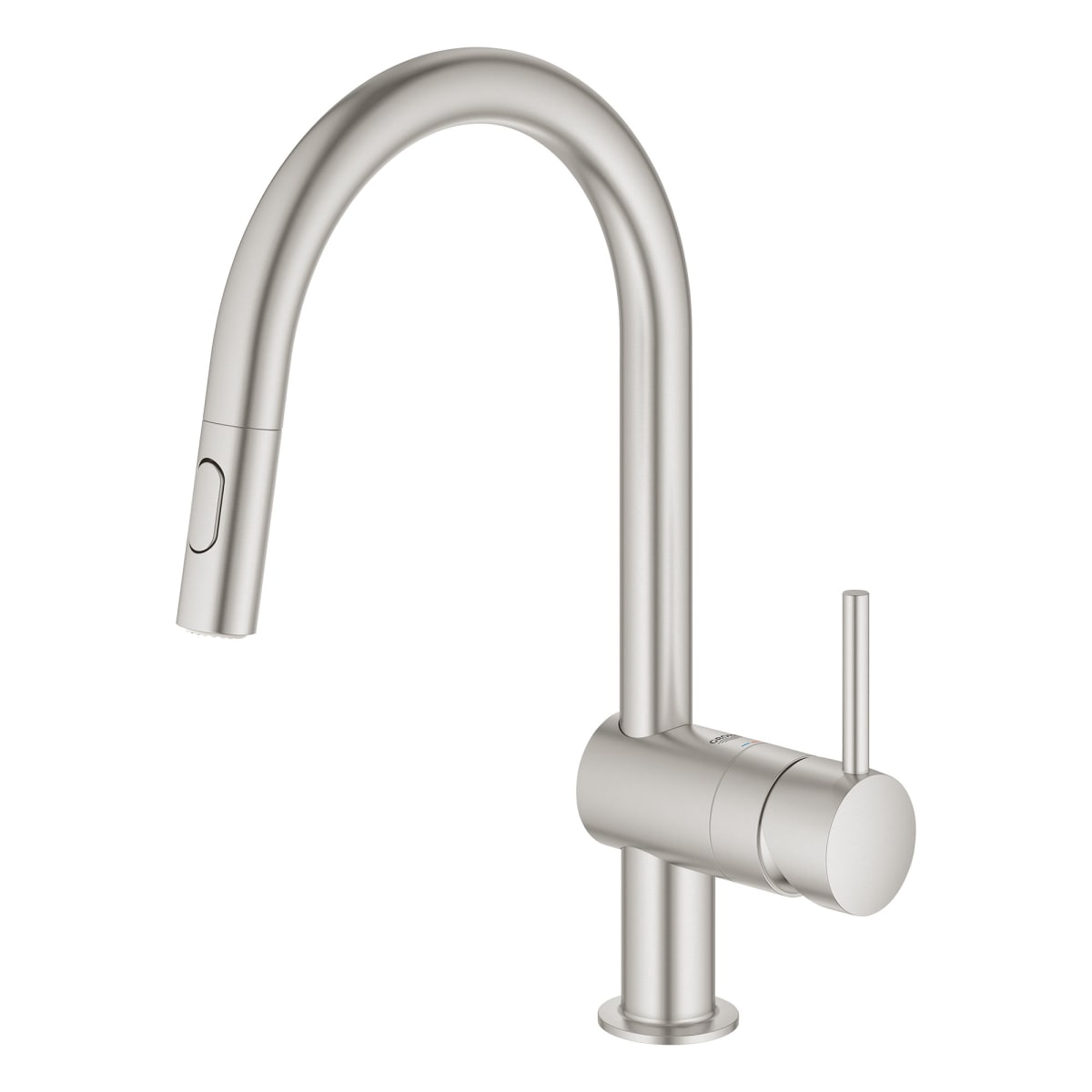 GROHE Grohe 31378DC3 Minta Single-Handle Pull-Down Kitchen Faucet Dual Spray 1.75 GPM