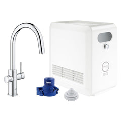 GROHE GROHE 31251002 Blue Professional Single Handle Pull Out Kitchen Faucet