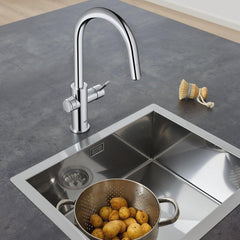 GROHE GROHE 31251002 Blue Professional Single Handle Pull Out Kitchen Faucet
