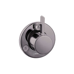 HANSGROHE Hansgrohe 04232340 Ecostat Diverter Trim S Trio/Quattro in Brushed Black Chrome