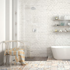 HANSGROHE Hansgrohe 04909000 Croma Pressure Balance Shower Set with Rough 2.0 GPM in Chrome