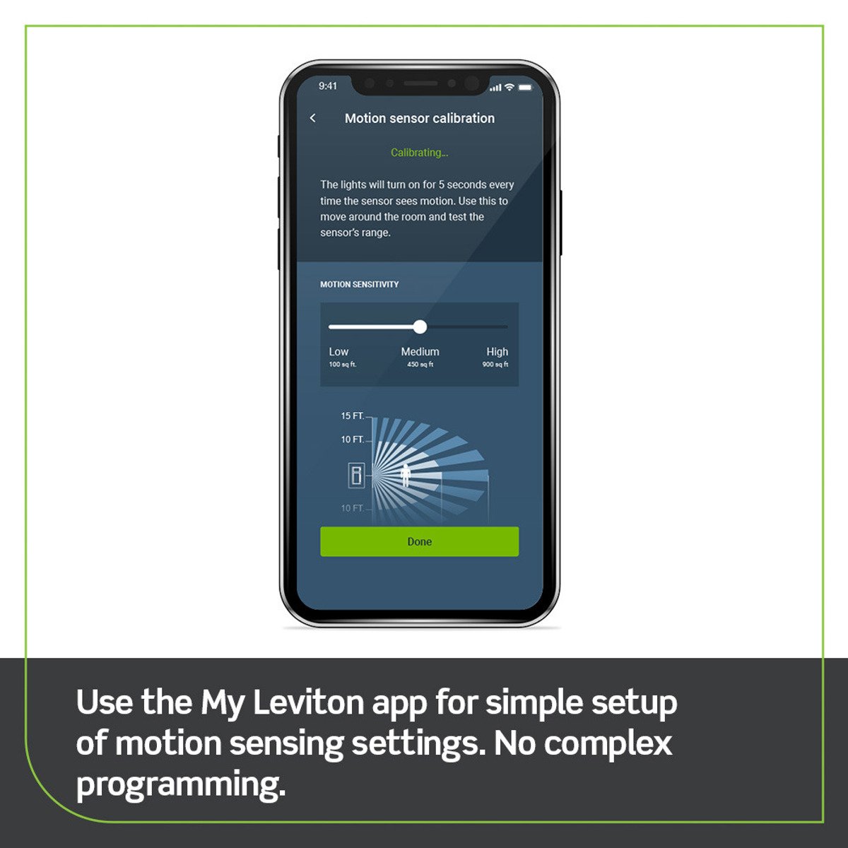 LEVITON Leviton D2MSD-1BW Decora Smart Wi-Fi Motion Dimmer