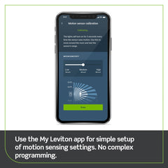 LEVITON Leviton D2MSD-1BW Decora Smart Wi-Fi Motion Dimmer
